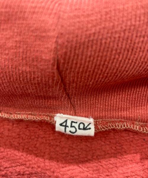 45R（フォーティファイブ・アール）45R (フォーティファイブ・アール) 裏毛の908オーシャンフーディ レッド サイズ:不明の古着・服飾アイテム