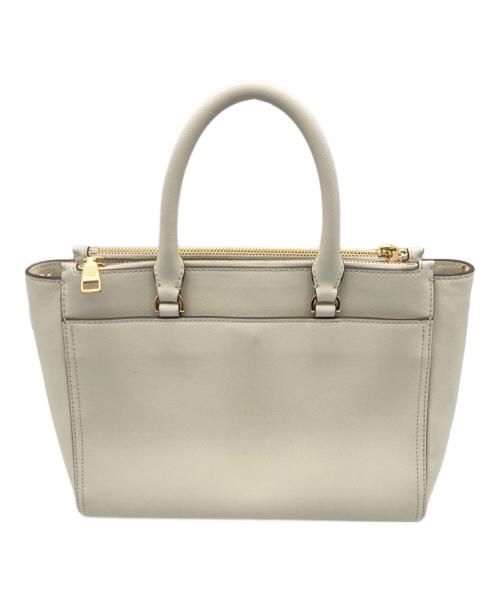 TORY BURCH（トリーバーチ）TORY BURCH (トリーバーチ) 2WAYトートバッグ アイボリーの古着・服飾アイテム