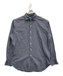POLO RALPH LAUREN（ポロ・ラルフローレン）の古着「チェックシャツ」｜グレー