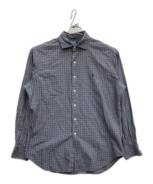 POLO RALPH LAUREN（ポロ・ラルフローレン）POLO RALPH LAUREN (ポロ・ラルフローレン) チェックシャツ グレー サイズ:Lの古着・服飾アイテム