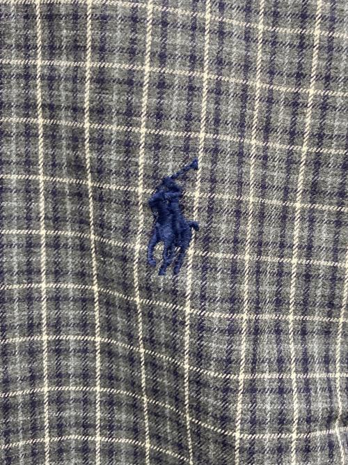 POLO RALPH LAUREN（ポロ・ラルフローレン）POLO RALPH LAUREN (ポロ・ラルフローレン) チェックシャツ グレー サイズ:Lの古着・服飾アイテム