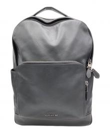 COACH（コーチ）の古着「レザーバックパック」｜ブラック