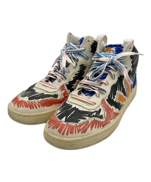 MARNI（マルニ）MARNI (マルニ) VEJA (ヴェジャ) ペイントミッドカットスニーカー ホワイト サイズ:28cmの古着・服飾アイテム