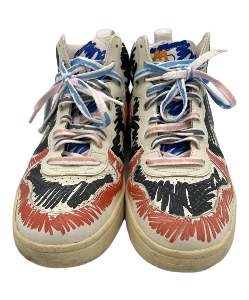 MARNI（マルニ）MARNI (マルニ) VEJA (ヴェジャ) ペイントミッドカットスニーカー ホワイト サイズ:28cmの古着・服飾アイテム