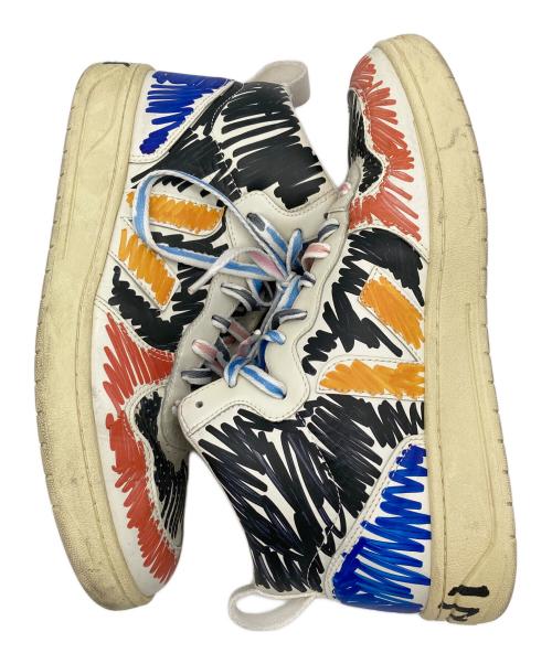 MARNI（マルニ）MARNI (マルニ) VEJA (ヴェジャ) ペイントミッドカットスニーカー ホワイト サイズ:28cmの古着・服飾アイテム