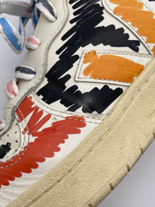 MARNI（マルニ）MARNI (マルニ) VEJA (ヴェジャ) ペイントミッドカットスニーカー ホワイト サイズ:28cmの古着・服飾アイテム