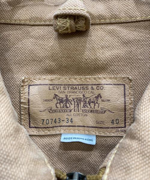 LEVI'S（リーバイス）LEVI'S (リーバイス) ワークジャケット ブラウン サイズ:40の古着・服飾アイテム