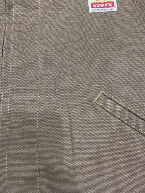 LEVI'S（リーバイス）LEVI'S (リーバイス) ワークジャケット ブラウン サイズ:40の古着・服飾アイテム