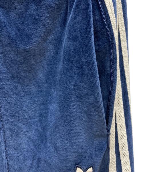 adidas（アディダス）adidas (アディダス) ベルベット トラックパンツ ネイビー サイズ:XLの古着・服飾アイテム