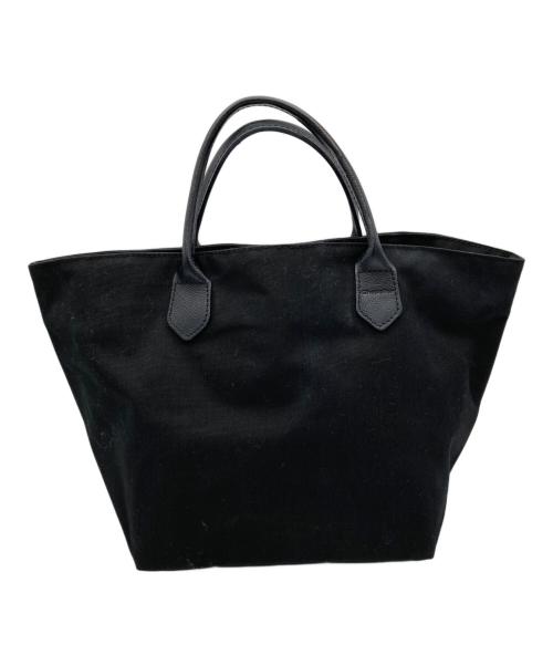 Herve Chapelier（エルベシャプリエ）Herve Chapelier (エルベシャプリエ) レザーハンドル舟形トートM ブラックの古着・服飾アイテム