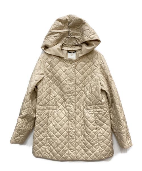 AMACA（アマカ）AMACA (アマカ) キルティングミディアムフーディコート ベージュ サイズ:M 未使用品の古着・服飾アイテム