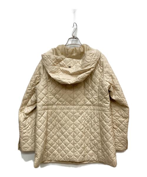 AMACA（アマカ）AMACA (アマカ) キルティングミディアムフーディコート ベージュ サイズ:M 未使用品の古着・服飾アイテム