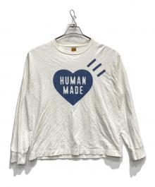 HUMAN MADE（ヒューマンメイド）の古着「ロングスリーブカットソー」｜ホワイト