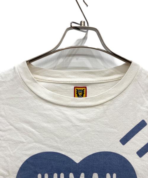 HUMAN MADE（ヒューマンメイド）HUMAN MADE (ヒューマンメイド) ロングスリーブカットソー ホワイト サイズ:XLの古着・服飾アイテム