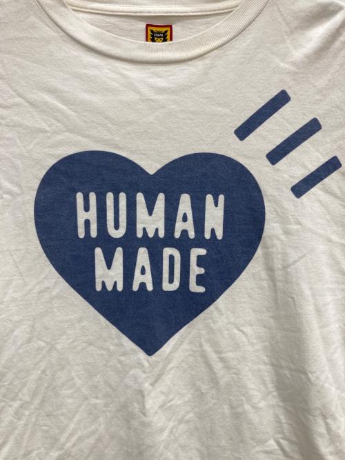 HUMAN MADE（ヒューマンメイド）HUMAN MADE (ヒューマンメイド) ロングスリーブカットソー ホワイト サイズ:XLの古着・服飾アイテム