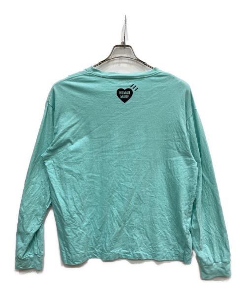 HUMAN MADE（ヒューマンメイド）HUMAN MADE (ヒューマンメイド) ベアープリントロングスリーブカットソー ブルー サイズ:XLの古着・服飾アイテム