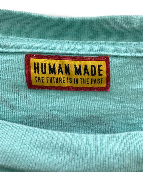 HUMAN MADE（ヒューマンメイド）HUMAN MADE (ヒューマンメイド) ベアープリントロングスリーブカットソー ブルー サイズ:XLの古着・服飾アイテム