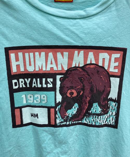 HUMAN MADE（ヒューマンメイド）HUMAN MADE (ヒューマンメイド) ベアープリントロングスリーブカットソー ブルー サイズ:XLの古着・服飾アイテム