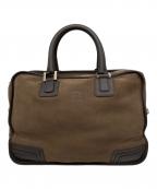 LOEWEロエベ）の古着「アマソナ40 スエードハンドバッグ」｜ブラウン