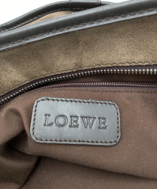 LOEWE（ロエベ）LOEWE (ロエベ) アマソナ40 スエードハンドバッグ ブラウンの古着・服飾アイテム