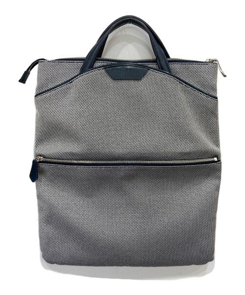 PELLE MORBIDA（ペッレモルビダ）PELLE MORBIDA (ペッレモルビダ) ハンドバッグ ネイビーの古着・服飾アイテム