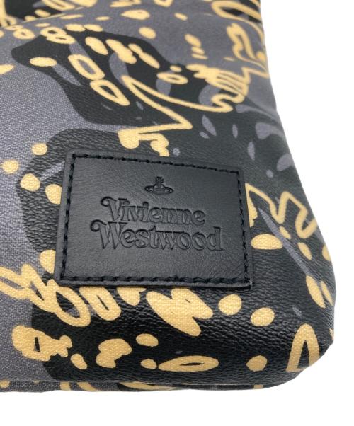 Vivienne Westwood（ヴィヴィアンウエストウッド）Vivienne Westwood (ヴィヴィアンウエストウッド) ボタニカル柄2WAYショルダーバッグ グレーの古着・服飾アイテム