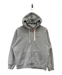 SUPREME（シュプリーム）の古着「Small Box Drawcord Zip Up Hooded Sweatshirt」｜グレー