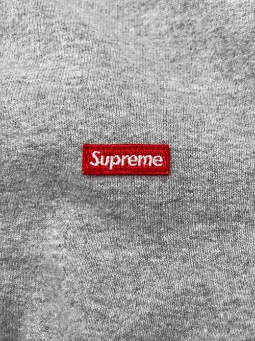 SUPREME（シュプリーム）SUPREME (シュプリーム) Small Box Drawcord Zip Up Hooded Sweatshirt グレー サイズ:Lの古着・服飾アイテム