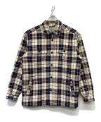 Carhartt WIPカーハート ワーク イン プログレス）の古着「チェックボアジャケット」｜ベージュ