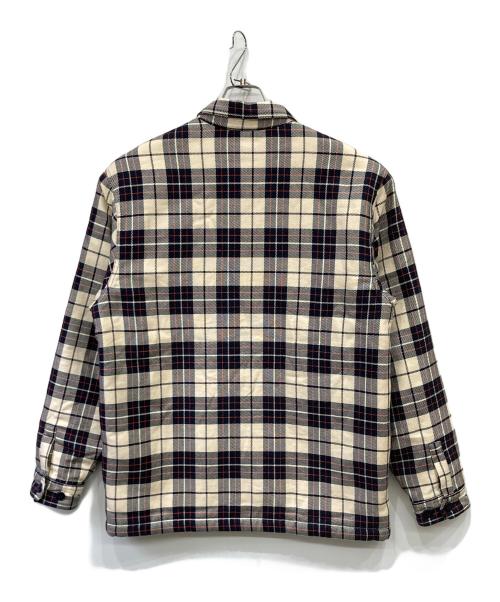 Carhartt WIP（カーハート ワーク イン プログレス）CARHARTT WIP (カーハート ワーク イン プログレス) チェックボアジャケット ベージュ サイズ:Mの古着・服飾アイテム