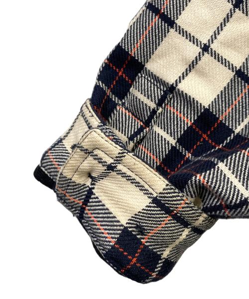 Carhartt WIP（カーハート ワーク イン プログレス）CARHARTT WIP (カーハート ワーク イン プログレス) チェックボアジャケット ベージュ サイズ:Mの古着・服飾アイテム