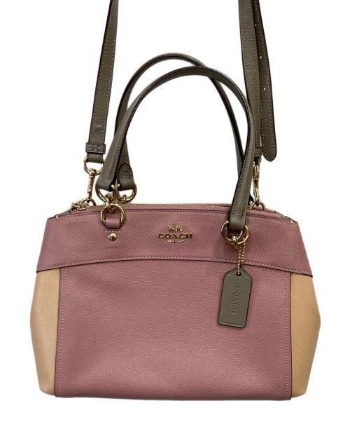 COACH（コーチ）COACH (コーチ) 2WAYバッグ ピンクの古着・服飾アイテム