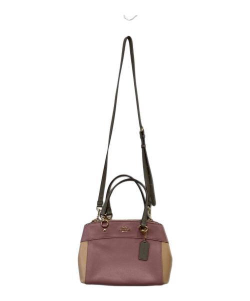 COACH（コーチ）COACH (コーチ) 2WAYバッグ ピンクの古着・服飾アイテム