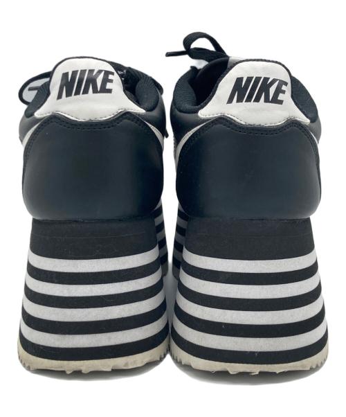 NIKE（ナイキ）NIKE (ナイキ) COMME des GARCONS (コムデギャルソン) 厚底スニーカー ブラック サイズ:25cmの古着・服飾アイテム