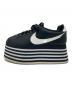 NIKE (ナイキ) COMME des GARCONS (コムデギャルソン) 厚底スニーカー ブラック サイズ:25cm：23000円