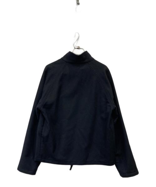 ARMANI COLLEZIONI（アルマーニ コレツィオーニ）ARMANI COLLEZIONI (アルマーニ コレツィオーニ) ダブルジップウールブルゾン ブラック サイズ:48の古着・服飾アイテム