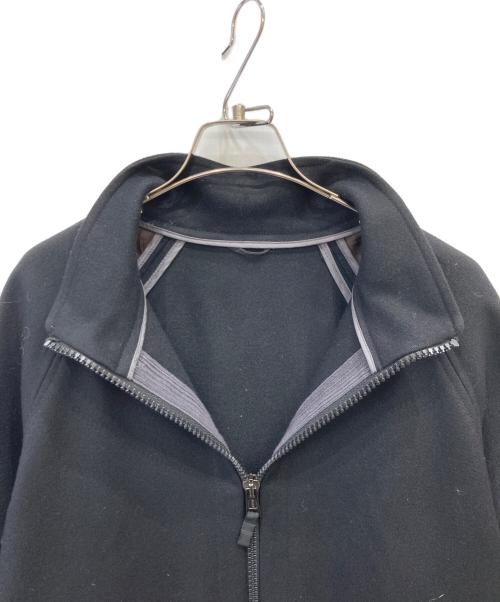 ARMANI COLLEZIONI（アルマーニ コレツィオーニ）ARMANI COLLEZIONI (アルマーニ コレツィオーニ) ダブルジップウールブルゾン ブラック サイズ:48の古着・服飾アイテム