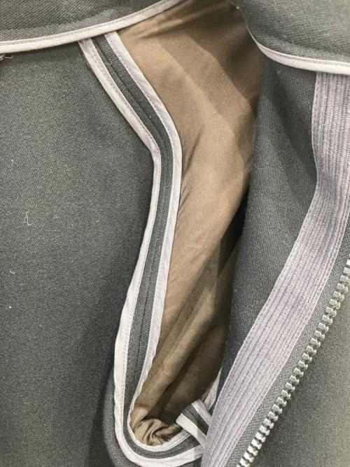 ARMANI COLLEZIONI（アルマーニ コレツィオーニ）ARMANI COLLEZIONI (アルマーニ コレツィオーニ) ダブルジップウールブルゾン ブラック サイズ:48の古着・服飾アイテム