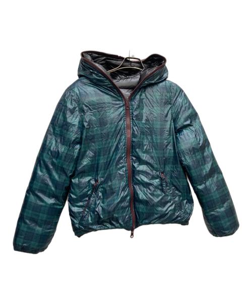 DUVETICA（デュベティカ）DUVETICA (デュベティカ) リバーシブルダウンジャケット ブラック サイズ:SIZE46の古着・服飾アイテム