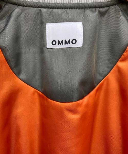 OMMO（オーエムエムオー）OMMO (オーエムエムオー) VOLUME SLEEVE SHORT MA-1 カーキ サイズ:38の古着・服飾アイテム
