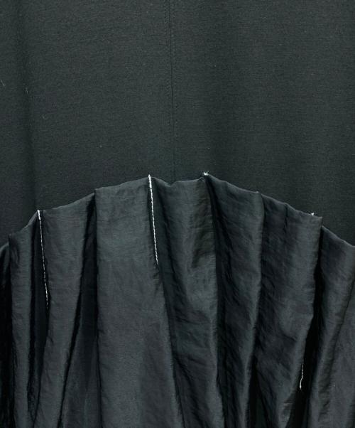 OMMO（オーエムエムオー）OMMO (オーエムエムオー) SOLID TUCK OP ブラック サイズ:36の古着・服飾アイテム