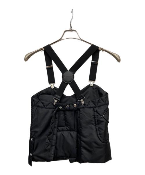 OMMO（オーエムエムオー）OMMO (オーエムエムオー) MULTI POCKET MA-1 VEST ブラック サイズ:FREEの古着・服飾アイテム