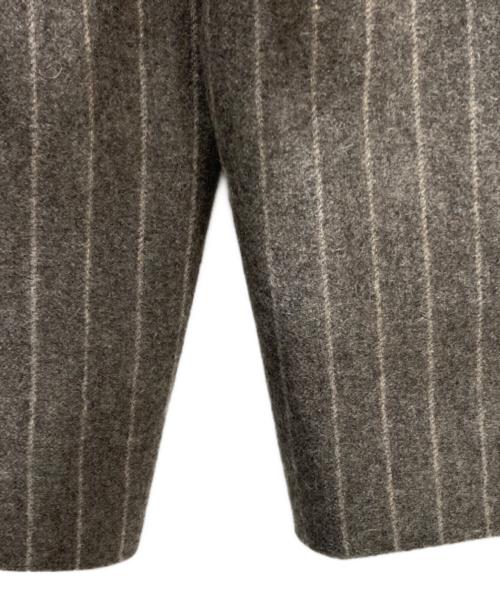 PRANK PROJECT（プランクプロジェクト）PRANK PROJECT (プランクプロジェクト) High-Waist Belt Stripe Pants グレー サイズ:36の古着・服飾アイテム