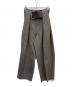 PRANK PROJECT（プランクプロジェクト）の古着「High-Waist Belt Stripe Pants」｜グレー