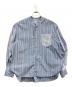 OMMO（オーエムエムオー）の古着「SQUARE GATHER SLEEVE SHIRT」｜ブルー