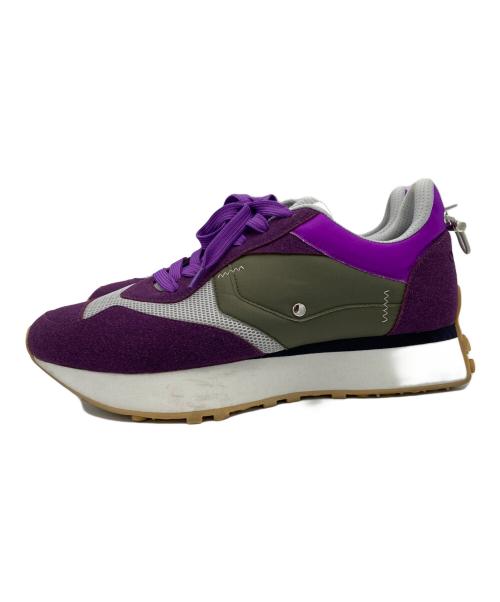 OMMO（オーエムエムオー）OMMO (オーエムエムオー) BLOCKING MA-1 SNEAKERS パープル サイズ:24の古着・服飾アイテム