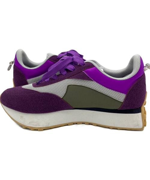 OMMO（オーエムエムオー）OMMO (オーエムエムオー) BLOCKING MA-1 SNEAKERS パープル サイズ:24の古着・服飾アイテム