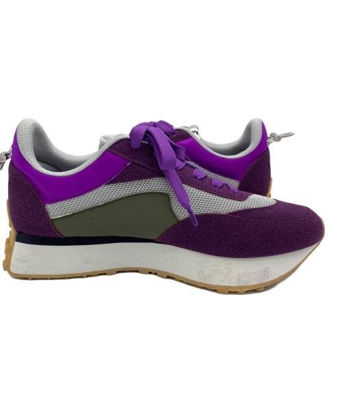 OMMO（オーエムエムオー）OMMO (オーエムエムオー) BLOCKING MA-1 SNEAKERS パープル サイズ:24の古着・服飾アイテム