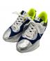 OMMO（オーエムエムオー）の古着「CIRCLE CUTTING METALLICSNEAKERS」｜シルバー