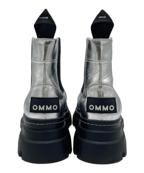 OMMO（オーエムエムオー）OMMO (オーエムエムオー) VOLUME HEAD SIDE GORE BOOTS-S シルバー サイズ:25cmの古着・服飾アイテム